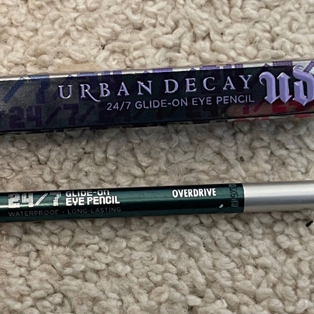 5 x UD Urban Decay 24/7 Glide-On eye Pencil Eyeliner color = Overdrive NWOB - Picture 3 of 4